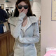 瑜尚臻品連帽衛(wèi)衣外套女春秋款修身休閑運動顯瘦開衫拉鏈小個子長袖上衣 【灰色】M（90-105斤）