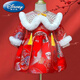 迪士尼（Disney）【迪士尼】童裝寶寶周歲禮服女冬季抓周唐裝洋氣中國(guó)風(fēng)女童嬰幼兒 紅色紅色拜年服+毛領(lǐng) 80