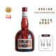 野格【雙支組合】GrandMarnier柑曼怡柑橘味干邑力嬌酒700ml法國進(jìn)口 柑曼怡+2個(gè)shot杯