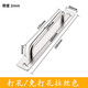 舒斯頓（SOCYTON）不銹鋼拉手免打孔明裝門把手免打孔防火門陽臺(tái)推拉門移門把手 拉絲色（螺絲+免釘膠）1只裝