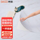斯圖（sitoo） 水泥瓷磚PVC人造革自粘防水防滑耐磨仿大理石家用商用地面直接鋪 磨砂款-雅士白3片裝（1.08平方）