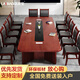 洛來(lái)寶會(huì)議桌長(zhǎng)條桌培訓(xùn)桌洽談桌椅簡(jiǎn)約辦公會(huì)議桌椅組合3米含10椅