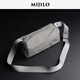 MIJILO米基洛運動(dòng)斜挎吐司包男迷你小方包包女2024新款手機包夏季百搭 灰色（4L）