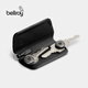 Bellroy澳洲 Key Cover Plus新款鑰匙扣皮革鑰匙保護套 墨黑色