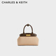 CHARLES&KEITH時(shí)尚鱷魚(yú)紋手提凱莉包包女包生日禮物CK2-30782470-1 CK2-30782470-2綜合色 中包