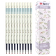 晨光（M&G） 本味按動筆芯AGR66103按動中性筆芯0.35mm黑色水筆芯簽字筆替芯全針管小學生 黑色 20支/盒