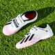 梅西限量版兒童足球鞋小學(xué)生專(zhuān)用TF碎釘獵鷹防滑比賽中考專(zhuān)業(yè)訓練鞋草地女童C羅刺客14輕便透氣運動(dòng)鞋子 X19.1白粉碎釘 33