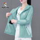 啄木鳥(niǎo)（TUCANO）冰絲防曬衣女防曬衫外穿2025新款防曬服女戶(hù)外防紫外線(xiàn)速干外套 2309豆綠 3XL 建議體重145斤左右