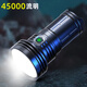 SULUOBEI 45000流明大功率強光手電筒小鋼炮戶外露營LED照明燈便攜探照燈 AKS80 (10400毫安)