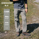 SIMWOOD/簡木男裝【寬松直筒】軟殼褲尼龍四面彈復(fù)合搖粒絨褲子SN210424 蒼山綠 32 （建議146~155斤