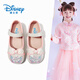 迪士尼（Disney）童鞋女童春秋中國風古典漢服鞋兒童繡花鞋皮鞋DF1066 粉色 31碼 
