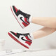 耐克（NIKE）Air Jordan 1 Low AJ1女款黑紅腳趾男子低幫復古休閑運動(dòng)籃球鞋 553560-612 女子 37.5 (235mm)