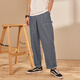 dickies【商場(chǎng)同款】長(cháng)褲 條紋拼接工具環(huán)多袋蘿卜褲 男士秋季休閑 9435 藍白條紋 32