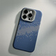 權(quán)速山與星河凱夫拉紋適用蘋果iPhone15pro手機(jī)殼iPhone14ProMax新款磁吸支架磨砂碳纖維紋防摔套男女 凱夫拉紋【藍(lán)色星河】磁吸支架+磨砂碳纖維防指紋 iPhone15