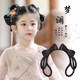 巧丂兒童漢服假發(fā)包頭飾女兒童古裝一體式發(fā)髻古風(fēng)舞臺演出墊發(fā)包發(fā)飾 夢瀾髻