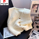 皮爾卡丹（pierre cardin）復古麻花針織馬甲女2026秋冬新款日系疊穿無(wú)袖毛衣外穿坎肩背心潮 米白色 L 110-120