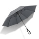 美度二折傘半自動(dòng)折疊晴雨傘兩用男士商務(wù)防風(fēng)雙人傘防曬遮陽(yáng)傘 深灰色