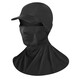 西騎者（WestBiking）防曬冰絲頭套騎行面罩摩托車(chē)頭罩男女春夏季戶(hù)外全臉?lè )缐m防風(fēng)透氣 披肩款黑色【帶帽檐】
