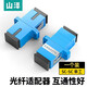 山澤（SAMZHE）光纖適配器 光纖衰減器 工程電信級(jí) 光纖跳線延長(zhǎng)對(duì)接頭耦合器法蘭盤(pán) SC-SC【單工】適配器 GSS-11