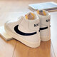 耐克（NIKE）板鞋男鞋夏季新款Blazer開(kāi)拓者復(fù)古運(yùn)動(dòng)鞋高幫休閑鞋子DJ4278 BQ6806-100白黑 40.5