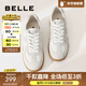百麗（Belle）散文詩(shī)復古德訓鞋女簡(jiǎn)約百搭情侶同款休閑鞋B0992AM5預售 【翟瀟聞同款】灰色-女款 37 (235mm)