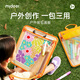 MiDeer彌鹿畫板兒童戶外美術(shù)生專用便攜背包畫架寫生畫畫素描工具 小繪畫家背包畫板兒童開學(xué)禮物