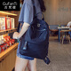 古梵緹（GUFANTI）雙肩包女大容量 時(shí)尚旅行包休閑14英寸電腦大學(xué)生背包實(shí)用禮物 黑色