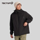 探拓（TECTOP）【赤狐】男女同款三合一沖鋒衣戶(hù)外滑雪登山服防寒外套 云墨黑 2XL