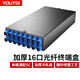 YOUYSI 電信級加厚16口加厚光纖終端盒光纖盒單模多模ST16芯SC圓口FC32芯LC 單模滿(mǎn)配16芯SC