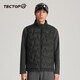 探拓（TECTOP）羽絨服馬甲男輕薄防風(fēng)保暖情侶外套內搭上衣 男款云墨黑 S