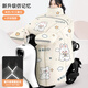 浪漫美西電動(dòng)車擋風(fēng)被冬季加絨加厚防水電瓶摩托車防風(fēng)罩春秋四季通用冬款 米底云朵兔【大側(cè)翼+護(hù)肩護(hù)脖】