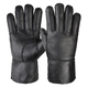 蘭迪惟依羊皮羊毛皮毛一體真皮手套男女冬季戶(hù)外騎車(chē)防風(fēng)防水保暖加厚分指 黑色整皮款
