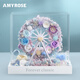 AMYROSE永生花玫瑰花摩天輪禮盒三八節女生禮物生日新婚送愛(ài)人女友閨蜜 旋轉燈光版摩天輪-炫彩