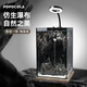 POPOCOLA瀑布魚(yú)缸造景生態(tài)全套小型桌面客廳輕奢辦公室超白玻璃缸家用 流沙瀑布透亮魚(yú)缸