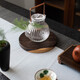 茗聚誼鑫黑檀實(shí)木茶壺墊壺承隔熱壺座干泡臺(tái)功夫茶具壺托養(yǎng)壺墊茶道零配件 黑檀木直徑20厚度2cm