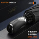 BLUFFTON UMBRELLA雨傘高檔商務(wù)全自動(dòng)反向折疊傘車用大號(hào)雙人10骨防風(fēng)傘男女晴雨傘 黑色 傘下直徑113cm