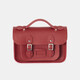 The Cambridge Satchel Company經(jīng)典Mini牛皮斜挎郵差包 精致手提包 迷你單肩包 小巧百搭斜挎包 十字紋經(jīng)典紅