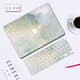 HRHPYM適用于macbook pro13蘋果電腦保護殼M1/M2/M4筆記本保護套macpro16電腦外殼air13寸配件2025 logo鏤空電腦殼【下單送同圖鍵盤膜 BU-016 A2289/