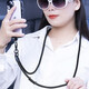 簡木格手機(jī)掛繩 斜挎可背結(jié)實(shí)戶外登山男女款帶子編織掛飾防丟女男長款運(yùn)動神器耐用手機(jī)通用 7mm加粗手機(jī)掛繩+夾片【經(jīng)典黑】