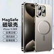 IM-CHEN【金屬邊框】適用蘋果15promax手機(jī)殼iPhone15全包磁吸防摔MagSafe保護(hù)殼男女款磨砂商務(wù)簡約硬殼 蘋果15promax【原太色】金屬邊框丨磁吸充電丨