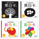 海潤(rùn)陽(yáng)光  寶寶視覺激發(fā) 經(jīng)典版 共4盒 新生兒必備0-3歲嬰兒追視卡彩色卡視覺激發(fā)閃卡 寶寶視覺激發(fā)掛掛卡 嬰幼兒?jiǎn)⒚蓵J(rèn)知大卡