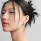 AJIDOU阿吉豆耳釘女小眾設計時(shí)尚優(yōu)雅不對稱(chēng)流蘇蝴蝶耳環(huán)耳飾新年禮物