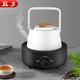 益多 電陶爐煮茶器電茶爐功夫茶泡茶爐迷你小電陶爐不挑壺單個(gè)電陶爐 （不含茶壺）702 黑色旋鈕款電陶爐