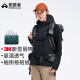 拓路者（Pioneer Camp）新雪麗棉衣女秋冬連帽運動輕量輕薄棉服跑步上衣 女-黑色 M 