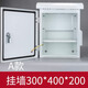 戶(hù)外防雨監控箱設備箱掛墻抱箍防水防雷安防箱電線(xiàn)抱桿路燈控制箱 空箱300*400*200掛墻