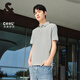杰克·瓊斯（JACK&JONES）夏季新款無憂搭翻領(lǐng)polo衫男士涼感短袖衣服刺繡簡約百搭品牌男裝 淺藍(lán)灰C42 M (175)