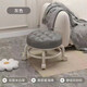 賞林滑輪小凳子 滑輪凳家用移動帶輪子小凳子擦地矮凳美縫帶娃學步凳 灰色