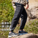 拓路者（Pioneer Camp）夏季登山褲子男純色大口袋春秋季直筒休閑長(cháng)褲男士工裝褲束腳快干 灰色 XL