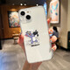 韻寧 情侶創(chuàng)意貓和老鼠適用iphone15promax手機(jī)殼14pro蘋(píng)果13pro保護(hù)套透明硅膠保護(hù)殼 透明軟殼【搬蘋(píng)果湯姆貓】 iPhone15