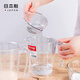inomata日本進口量杯量筒帶刻度米杯廚房塑料量勺1000ml